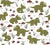 Triceratops Dinosaurs in Light Green and White Image