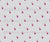 Modern Double Outlined Hearts in Airy Diagonals in Rose Pink on Grey Image