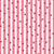 Classic Ticking Stripes in Red Elevated with Modern Tossed Hearts Image
