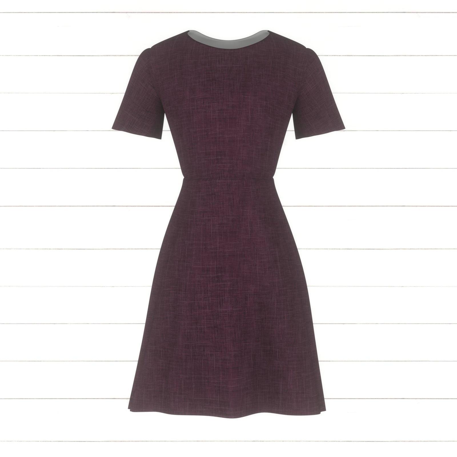 Fall Faux Flannel PRINTED Solid Plum