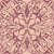 Vintage Maroon Ornamental Damask on Blush Pink Image