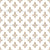 Fleur de Lis Pattern, French, Royal, Cream on White Image