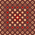 Pattern Of Circles, Dotted Pattern, Retro, Brown Cream And Red Image