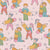 Pastel Colorful Pencils and Cute Kids Classroom Stationery Pale Pink Image