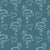 I Love Flamingos Outlined on Teal Image