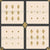 Windowpane diamond square checks – diamond casino collection – cream beige gold black – big fabric projects, cheater quilts, eyecatcher, hight contrast, dining room Image