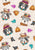 Scarecrow Pups on Cream, Paws & Pumpkins by Krystal Winn Design Image