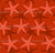 Tomato red stars - burgundy coral red- asterisks - jacks game Image