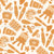 Pastels Orange and Cream Painting Art Teacher Back to School Supplies Image