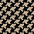 Houndstooth pattern, Black and Cream Image