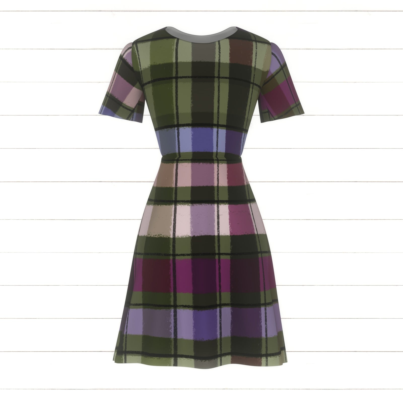 Plaid, hand drawn, sage green, olive green, pink, purple, fall, autumn, girls, boys, plum, brown, women, cozy, flannel, moody, black