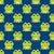 Cute Cartoon Frogs on Dark Cerulean Blue Wallpaper Image