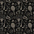 Sports Gear and Accessories Line Art Doodles on Black Image