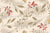 Garden Sonata in Dusty Rose and Sage Green on Cream, Rosewood by Cape Fear Quiltery Image