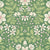 Bells and Berries // Holiday Green, Warm White, Blush Pink // Large Scale // Evergreen Joy Collection Image