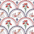 Poppies & Freedom - Scalloped Americana Floral -  Patriotic Bicycles & Poppies Image