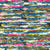 Vibrant Impressionist Stripes in Electric Modern Grunge Image