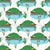 alligators on logs / cream Image