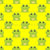 Cute Cartoon Frogs on Yellow Image