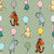 Classic Winnie the Pooh and Friends Floating Balloons on Sage Green Image