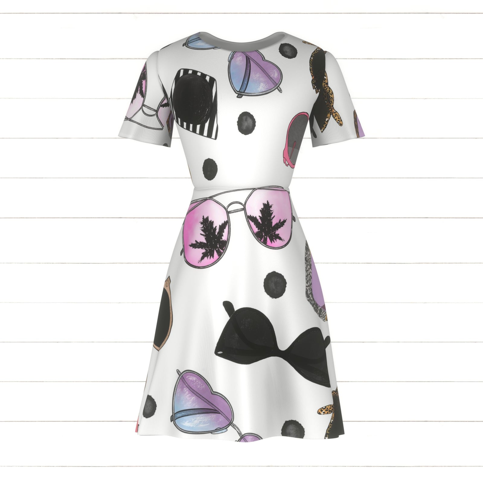 polka dot, white, black, trendy, modern, sunglasses, sunny, summer, girls, mom, cool mom, fashion, home, youth, swim