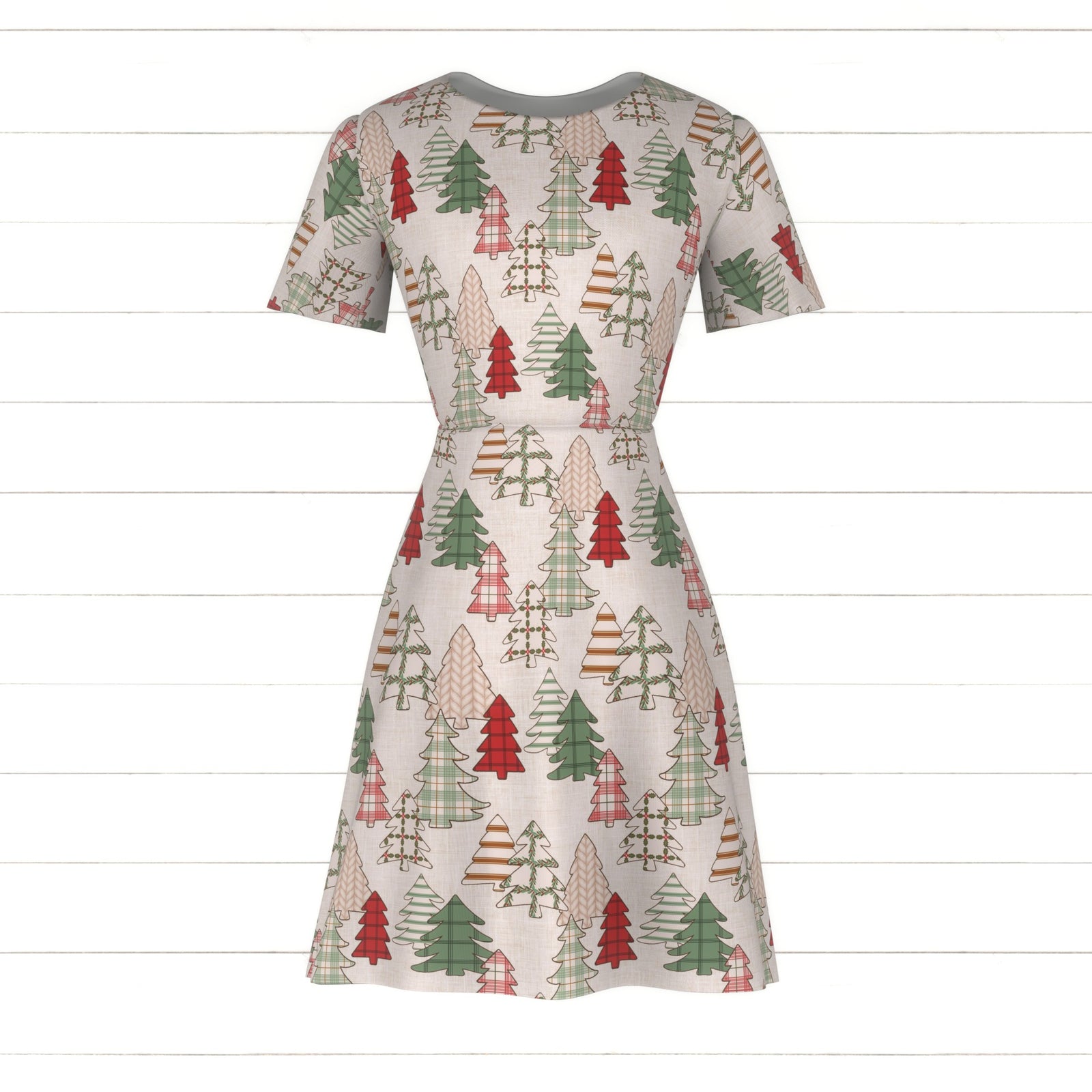 Home for Christmas Trees Cream