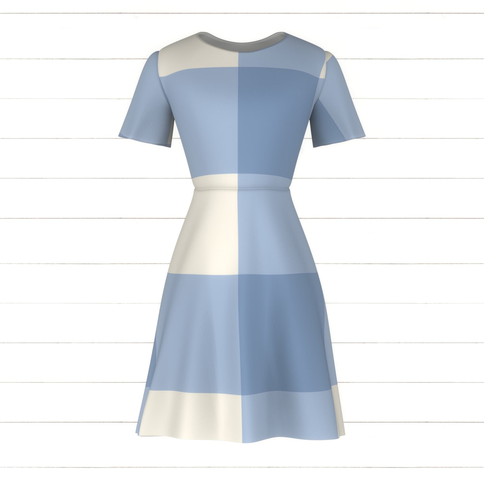 Gingham, Chambray Blue , Raspberry Creek Fabrics, watermarked