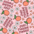 Just F-ing Peachy Sarcastic Sweary Floral in Soft Pink Image