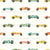 Retro Racers Collection, Racers on Cream, 9x9, Race Day Fabric Image