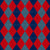 Argyle Pattern, Red Navy Blue Blue, Black Stitching Image