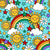 Sunshine and Rainbows in Aqua Blue Image