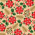 Christmas Poinsettias and Pastel Orange Festive Holiday Botanicals Image
