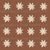 Modern Star in Cream on Terracotta Image