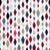 Red White & Blue Streamers Stripe on Off-White Base.  Rounded diamonds in various sizes give twisted party streamer look.  Sophisticated/country patriotic color vibe.  Stars & Stripes: Americana Collection Image