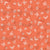 White Birds Butterfly Floral Coral Ditsy: Bandanna Print Collection Image