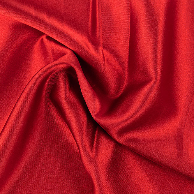 Solid Red Satin Charmeuse
