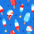 Red White Blue USA Ice Pops Snow Cones Image