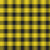 Gingham Tablecloth Yellow and Black Image
