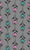 American Folksy Floral Pink & Turquoise Ditsy flowers alternating Stripes on Grey, gray Image