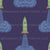 Blast off (dark) (the world above collection) - Green rockets taking off in this space inspired design. Image