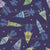 Spaceships (the world above collection) - colorful rockets blasting around the galaxy. Image