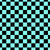 Turquoise and black checkered pattern Image