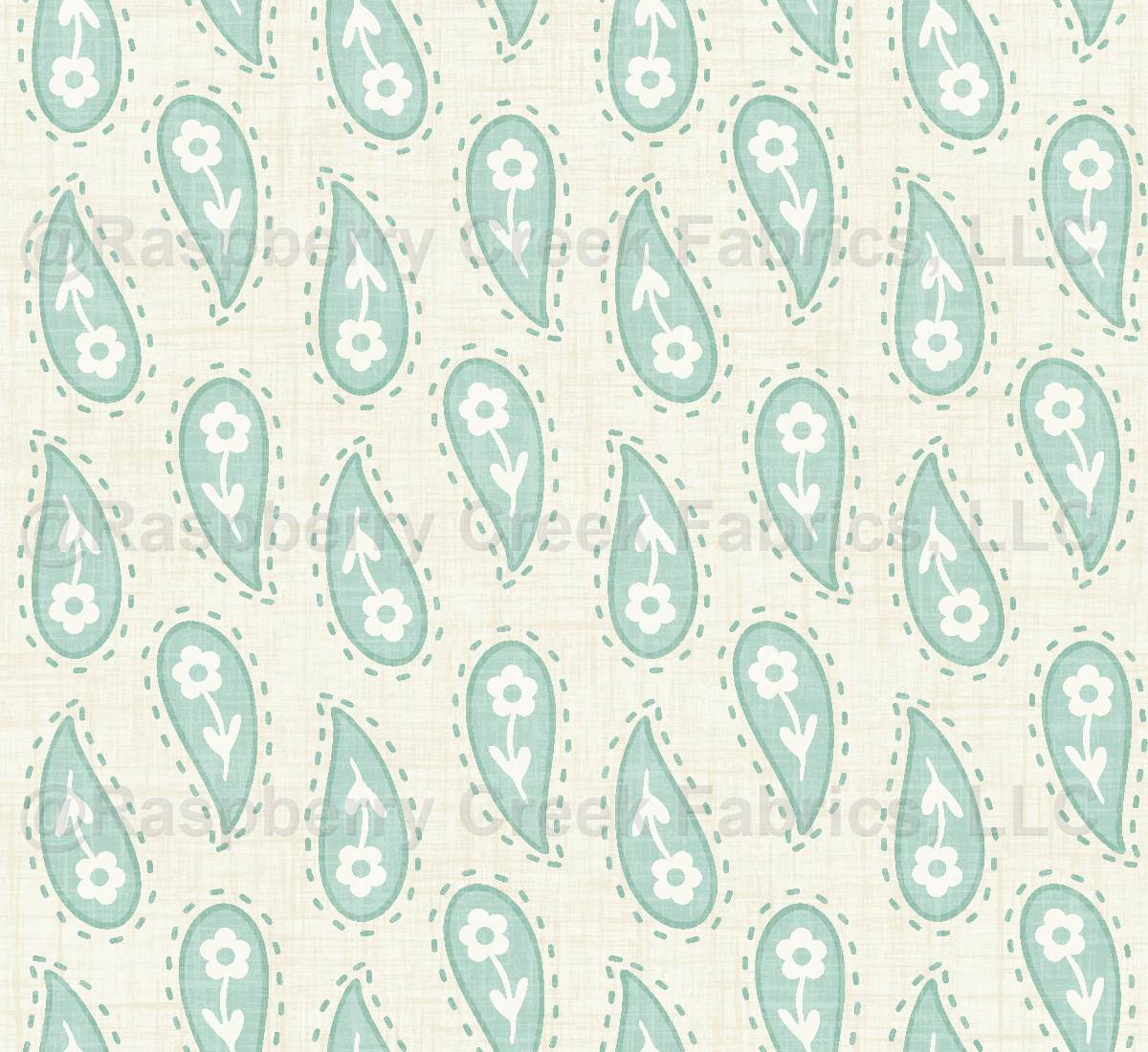 Highland Summer Paisley Mint