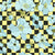 Blue Poppies Leopard Yellow Check- Coordinate to the Blue Poppies Collection Image