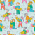 Bright Colorful Pencils and Cute Kids Classroom Stationery Pale Blue Image