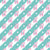 Pastel Retro Christmas Skull Reindeer Pink on Turquoise and White Stripes Image