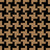 Houndstooth pattern, Black and Gold Image