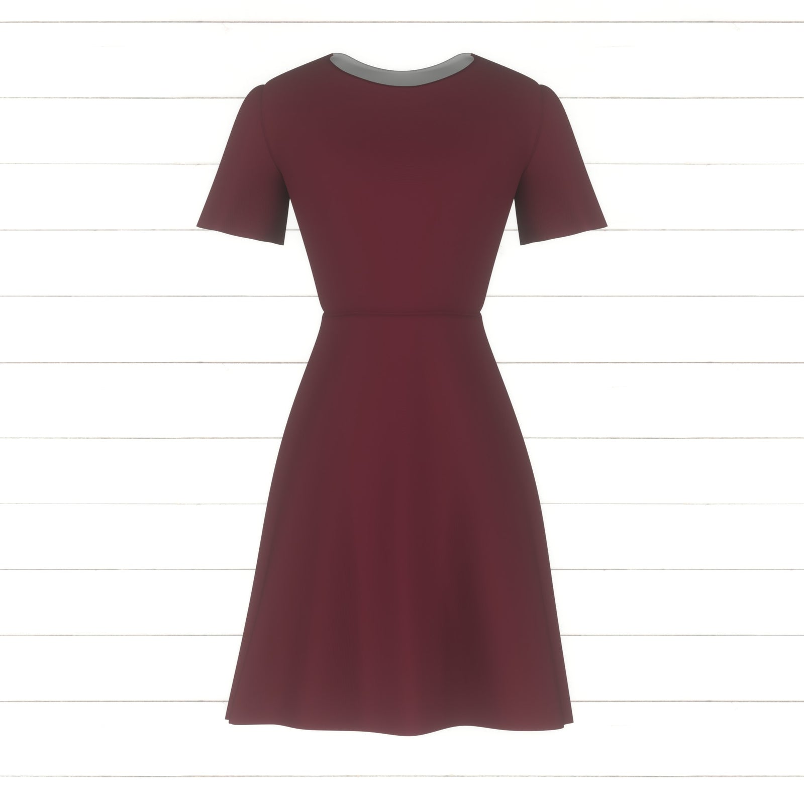 Velvet Maroon Solid Color - Dark Plum Berry Plain Colour Block // Romantic Charm