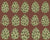 Dinosaur Eggs Directional in Dusty Pink, Pale Green and Dark Green Image