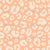 Leopard Peach Fuzz color and white fantasy abstract seamless background Image